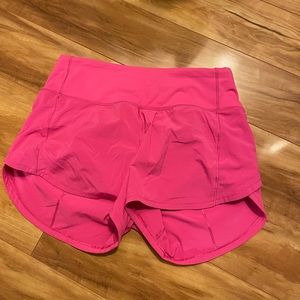 Speed Up High rise short Sonic Pink